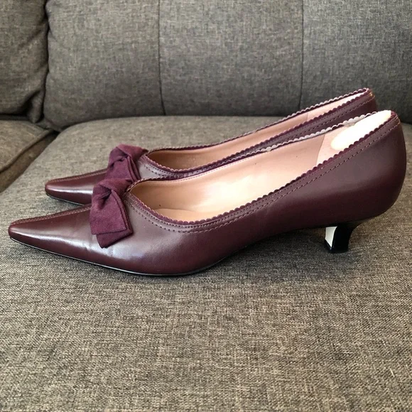 Franco Sarto Gracie Violet Pointed Toe Kitten Heel 10M - Picture 3 of 11
